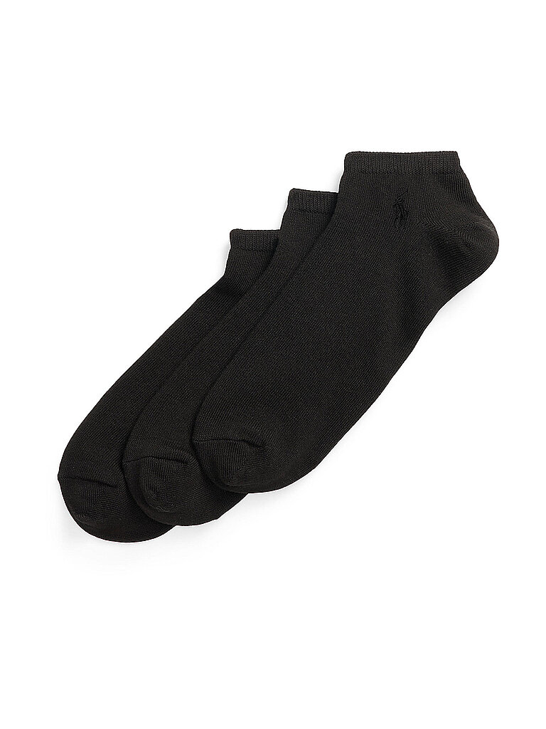 POLO RALPH LAUREN Sneaker Socken 3er Pkg. black  schwarz