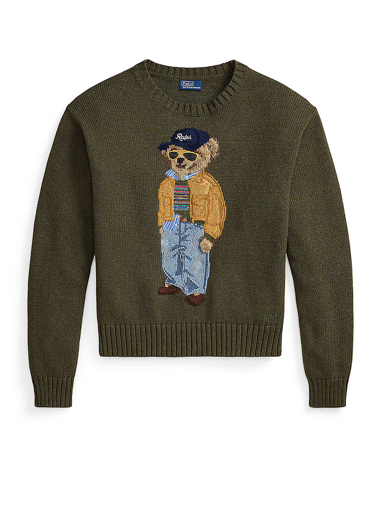 POLO RALPH LAUREN Pullover  olive | XS