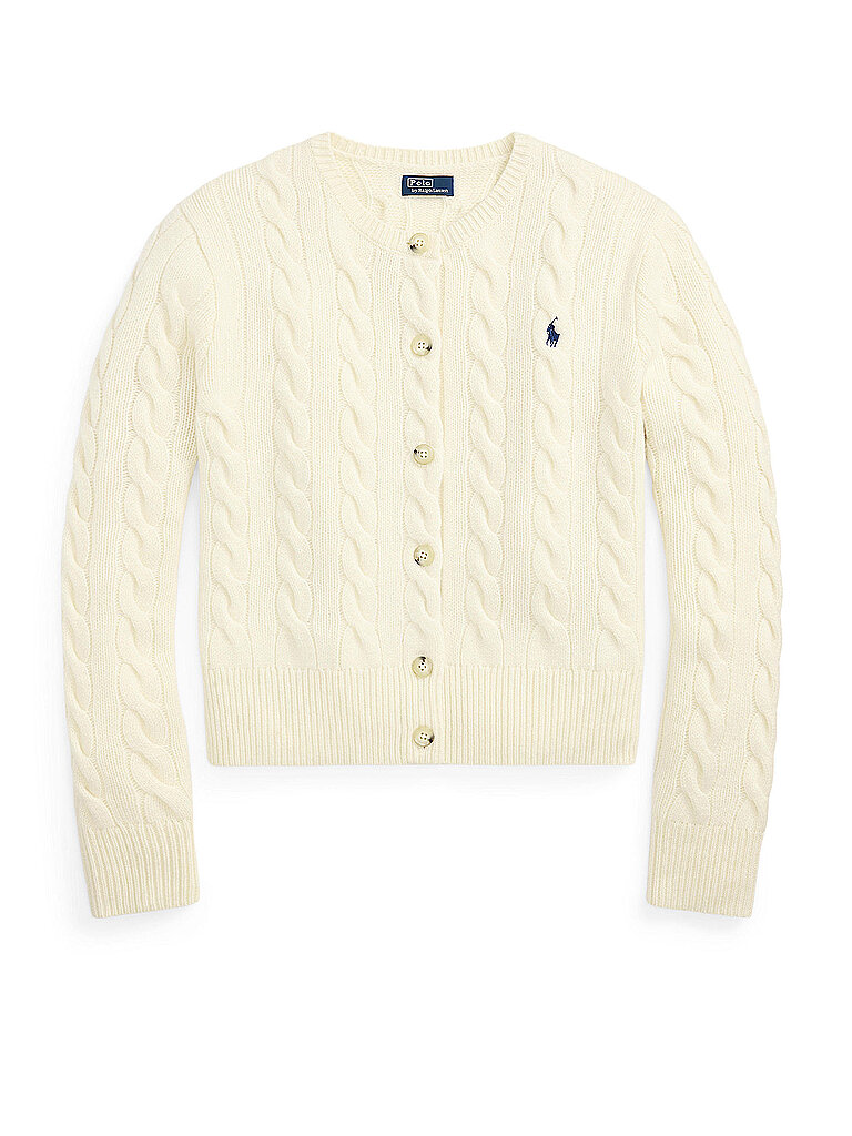 POLO RALPH LAUREN Strickjacke creme | L