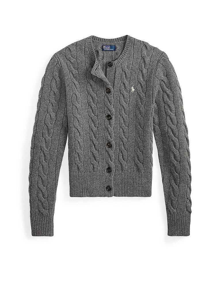 POLO RALPH LAUREN Strickjacke grau | L