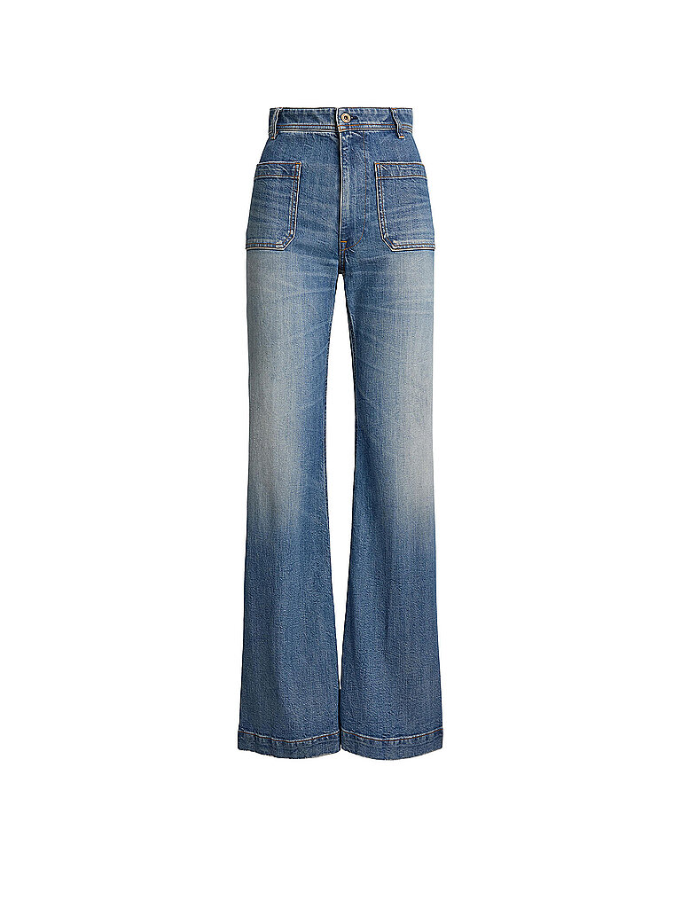POLO Jeans Flared Fit blau 27 damen