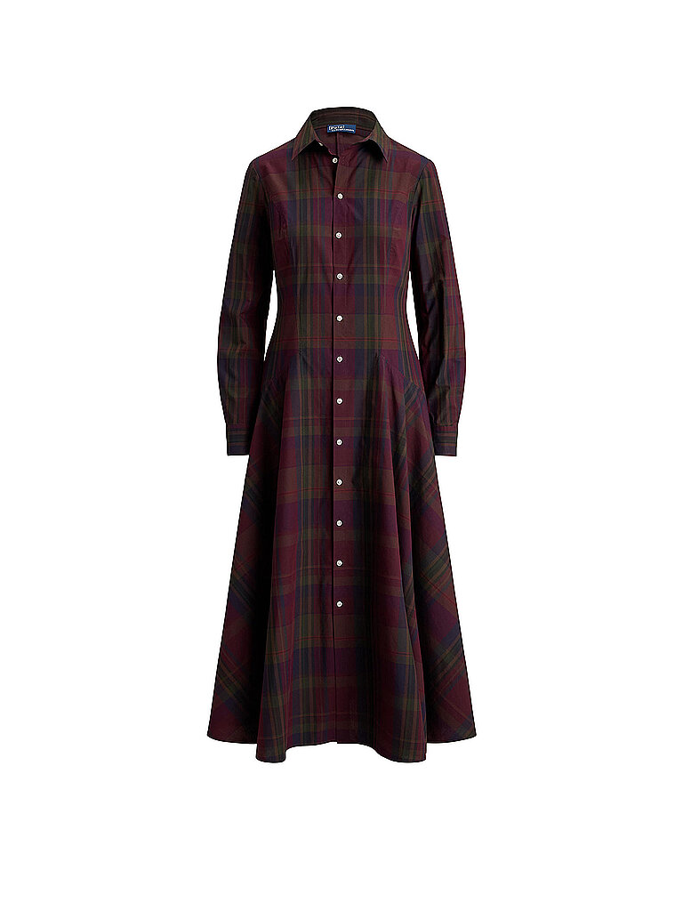 POLO RALPH LAUREN Maxikleid  dunkelgrün | 36