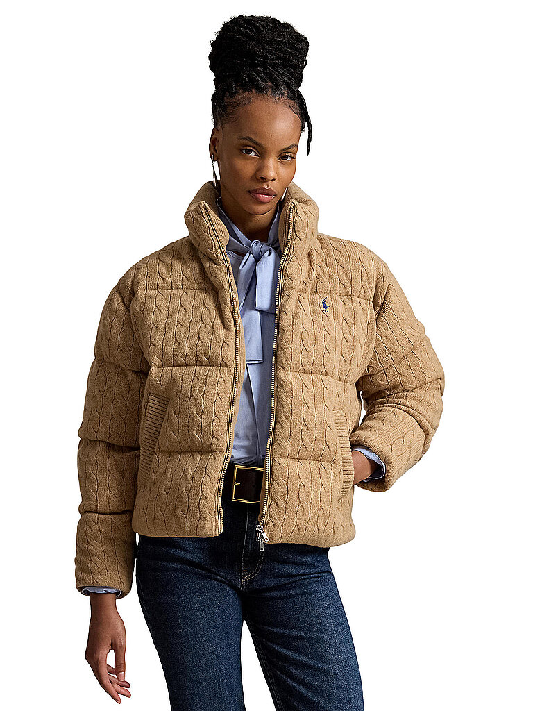 POLO RALPH LAUREN Steppjacke camel | XS
