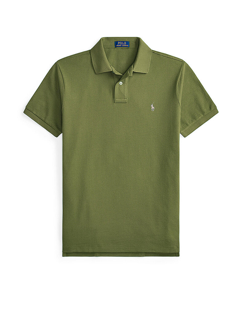 POLO RALPH LAUREN Poloshirt Custom Slim Fit olive | XL
