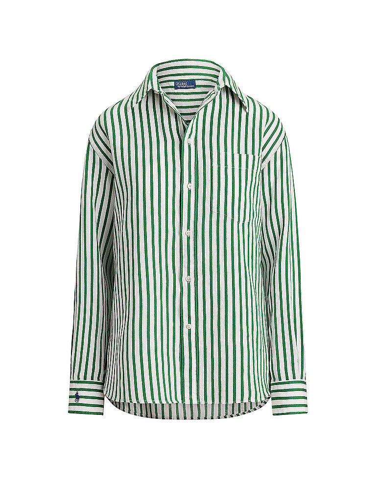 POLO RALPH LAUREN Bluse  dunkelgrün | XL