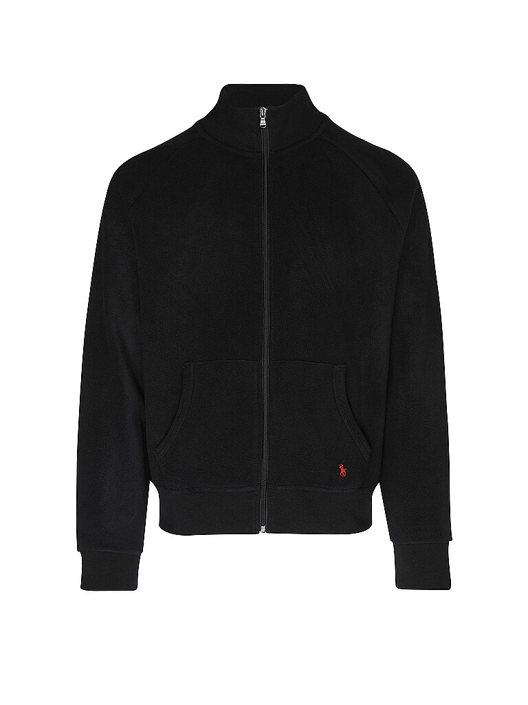 POLO RALPH LAUREN Loungewear Fleecejacke schwarz | S