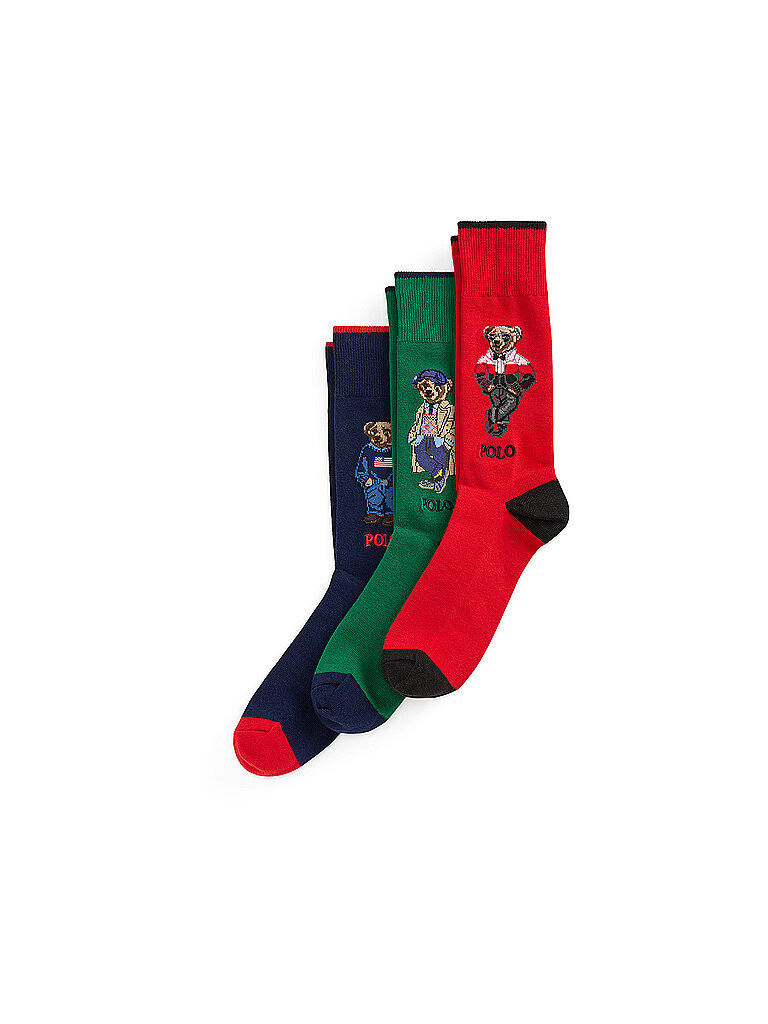 POLO RALPH LAUREN Socken 3er Pkg. assorted bunt