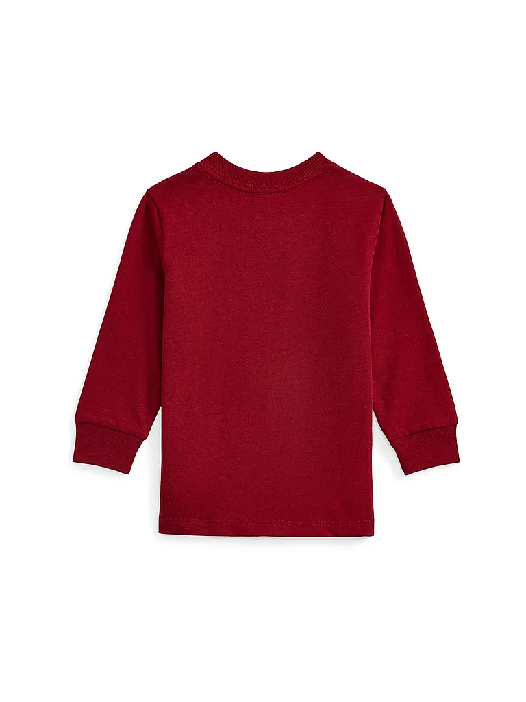 POLO RALPH LAUREN | Baby Langarmshirt   | Dunkelrot