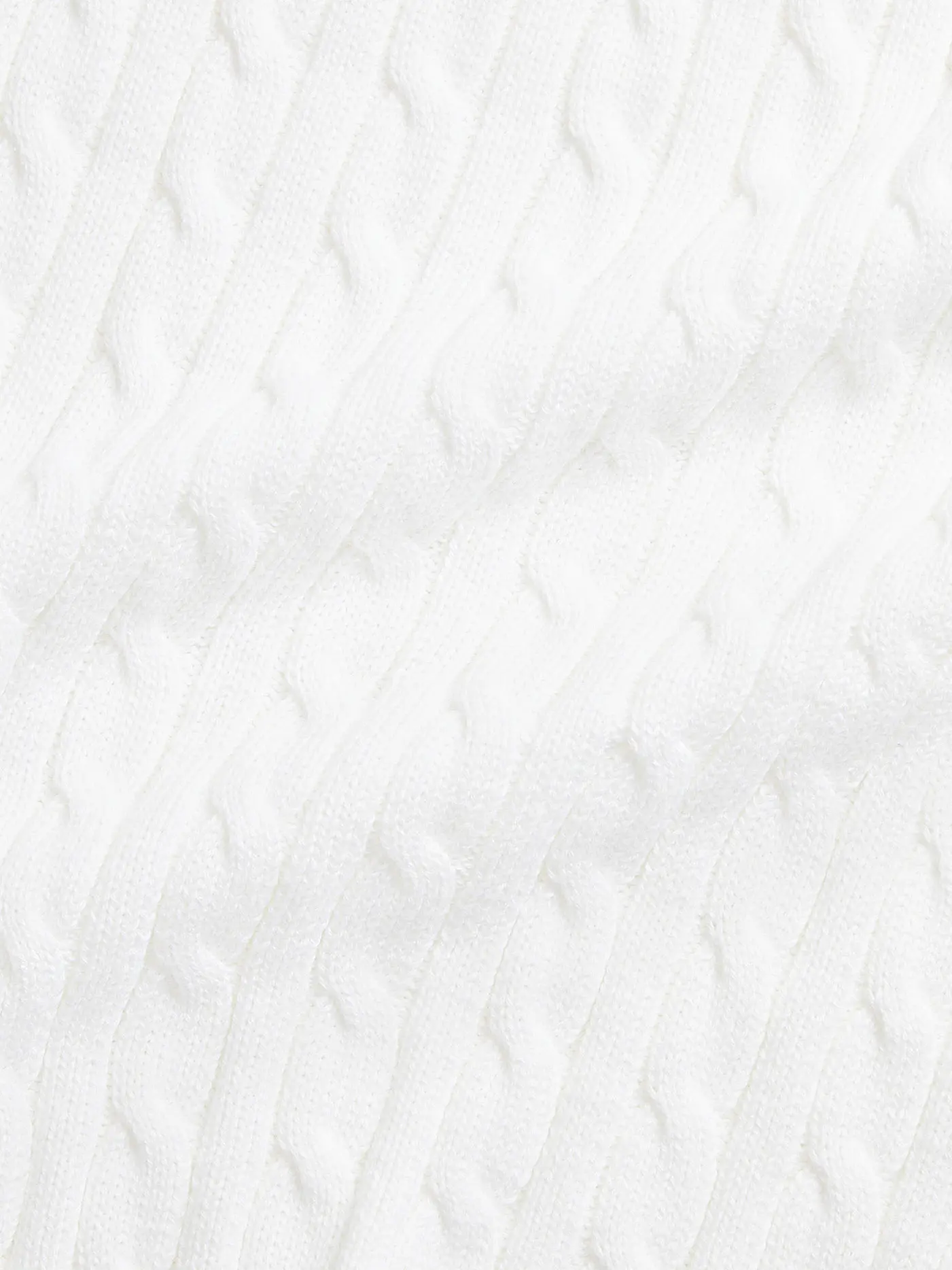 POLO RALPH LAUREN | Baby Strickdecke | weiss