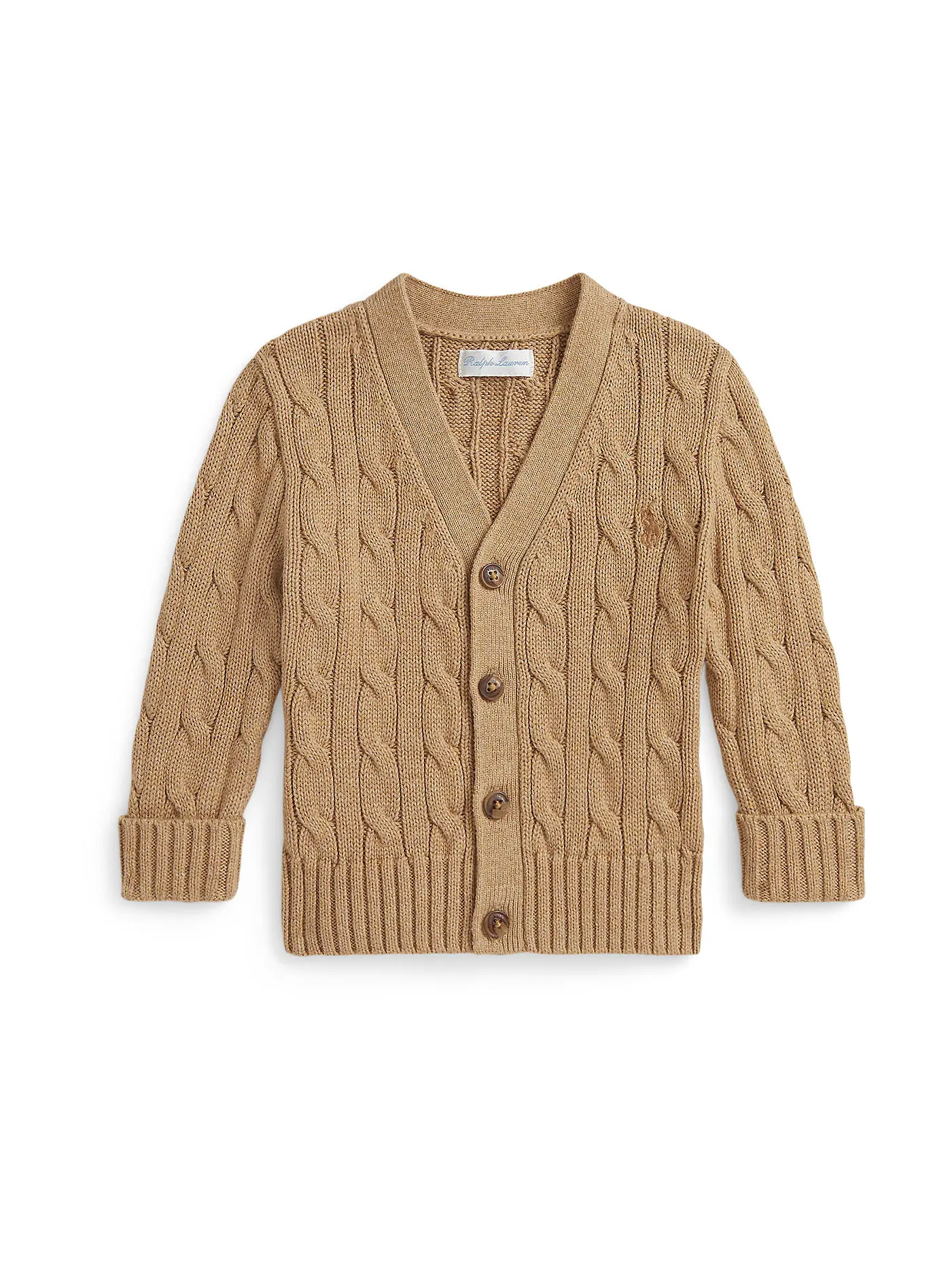 POLO RALPH LAUREN | Baby Strickjacke | camel