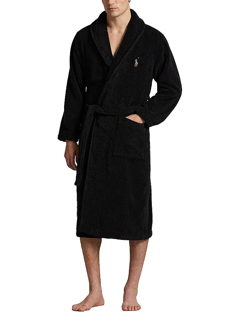 POLO RALPH LAUREN | Bademantel | schwarz