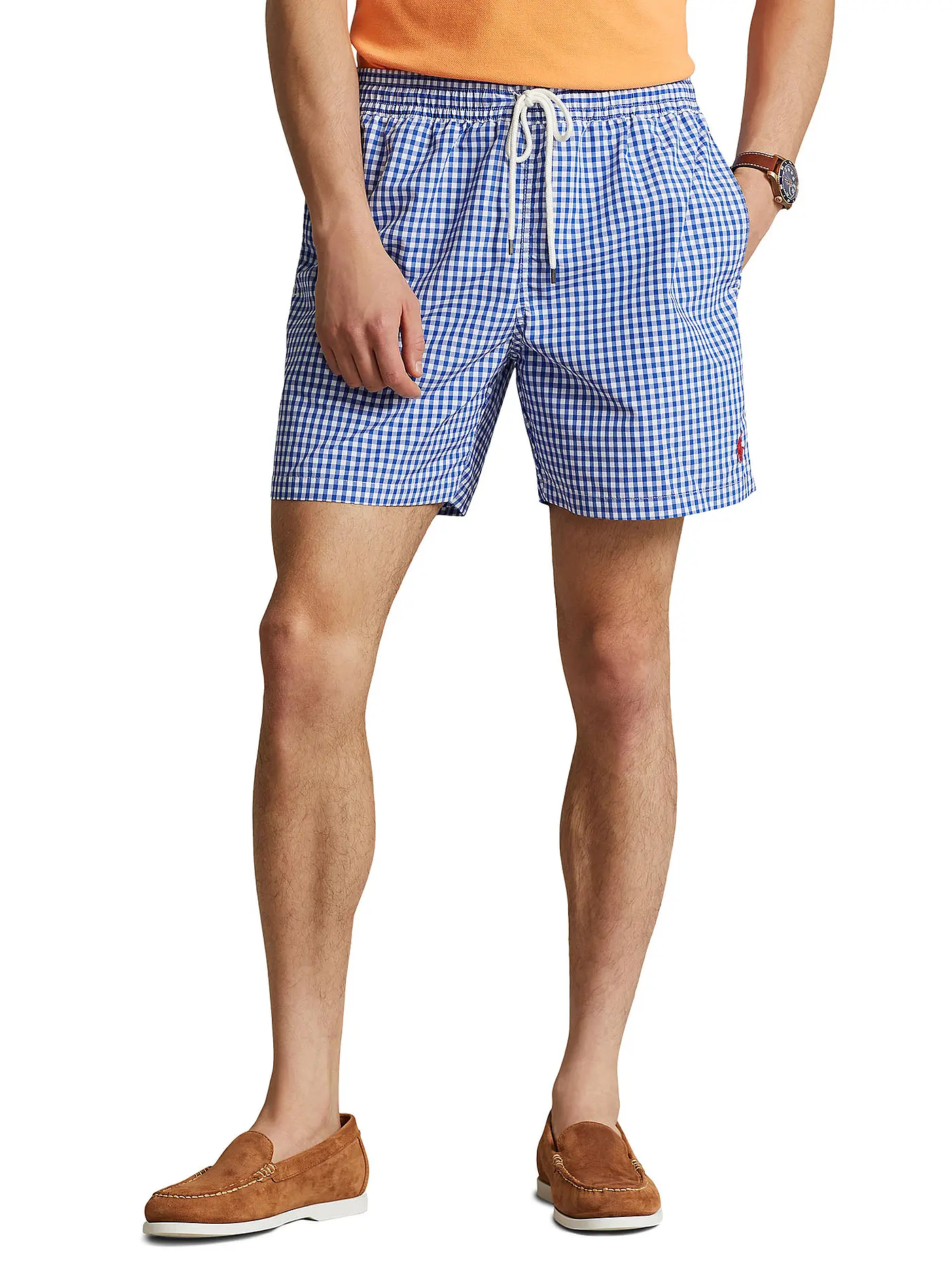 POLO RALPH LAUREN | Badeshorts VICHY | blau