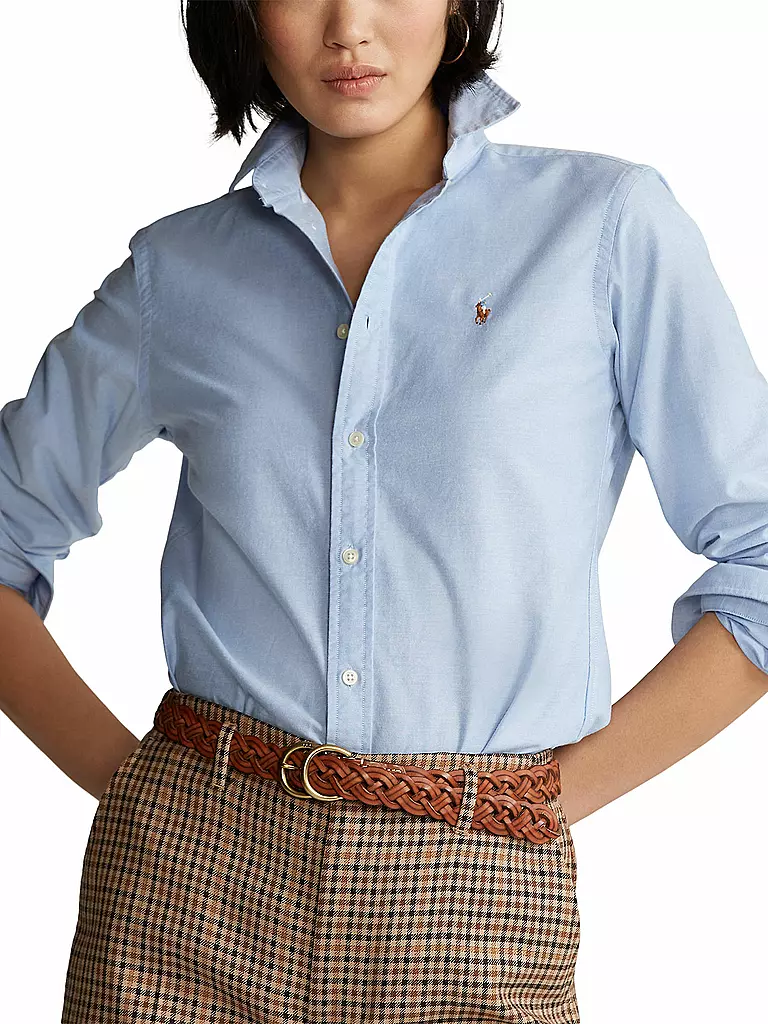 POLO RALPH LAUREN | Bluse Slim Fit GEORGIA | hellblau