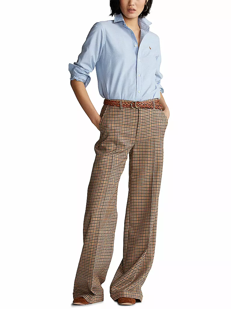 POLO RALPH LAUREN | Bluse Slim Fit GEORGIA | hellblau