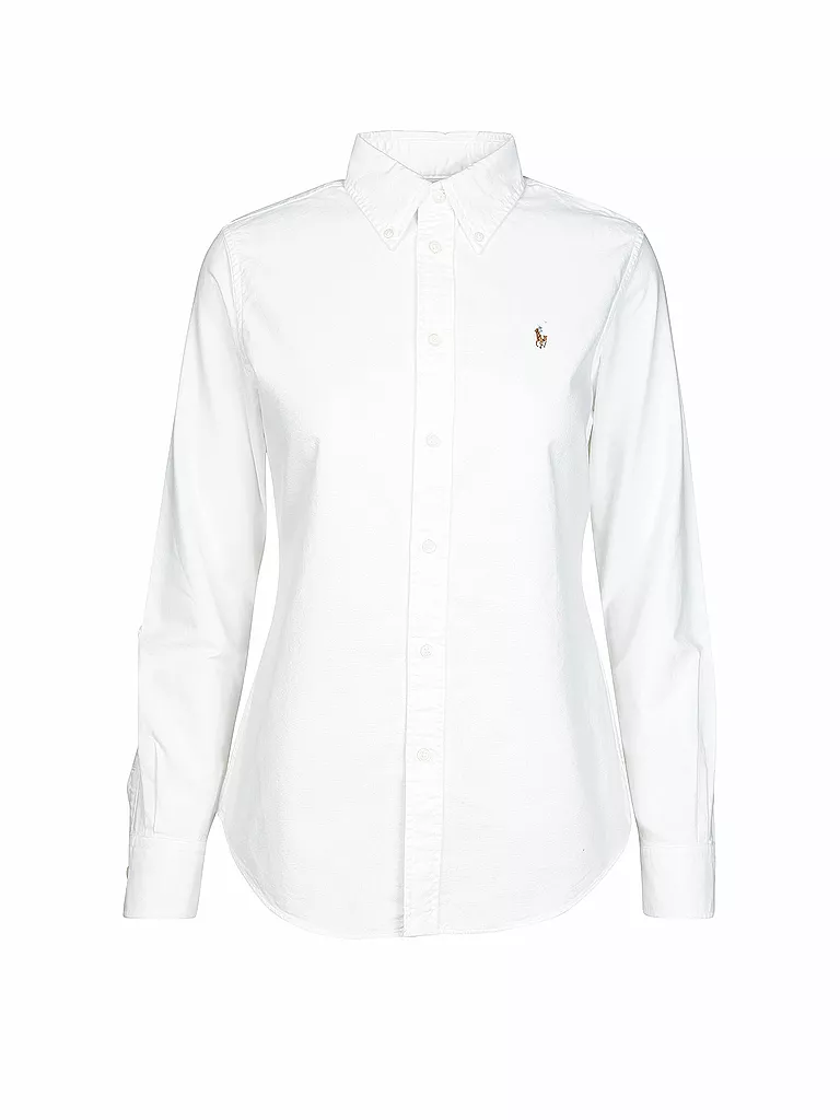 POLO RALPH LAUREN | Bluse Slim Fit HARPER | weiss