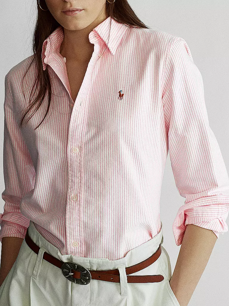 POLO RALPH LAUREN | Bluse Slim Fit KENDAL | rosa