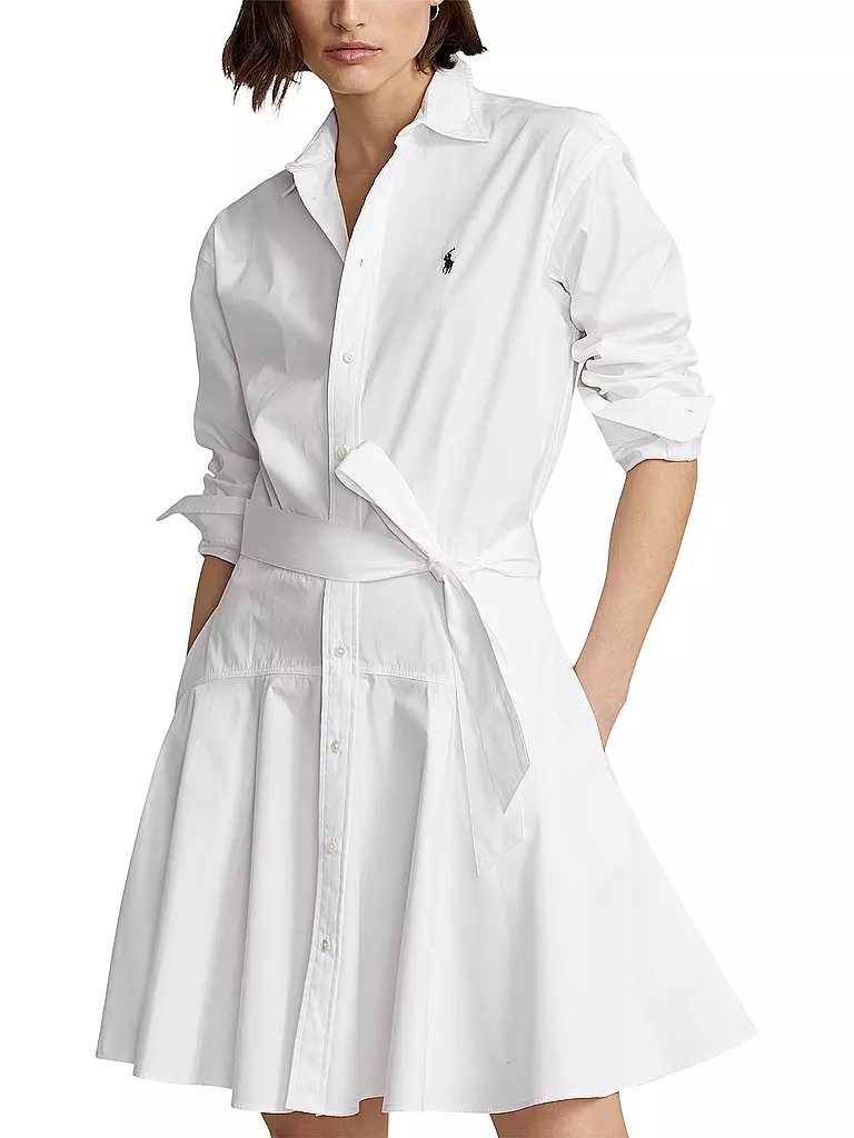 POLO RALPH LAUREN | Blusenkleid | weiss