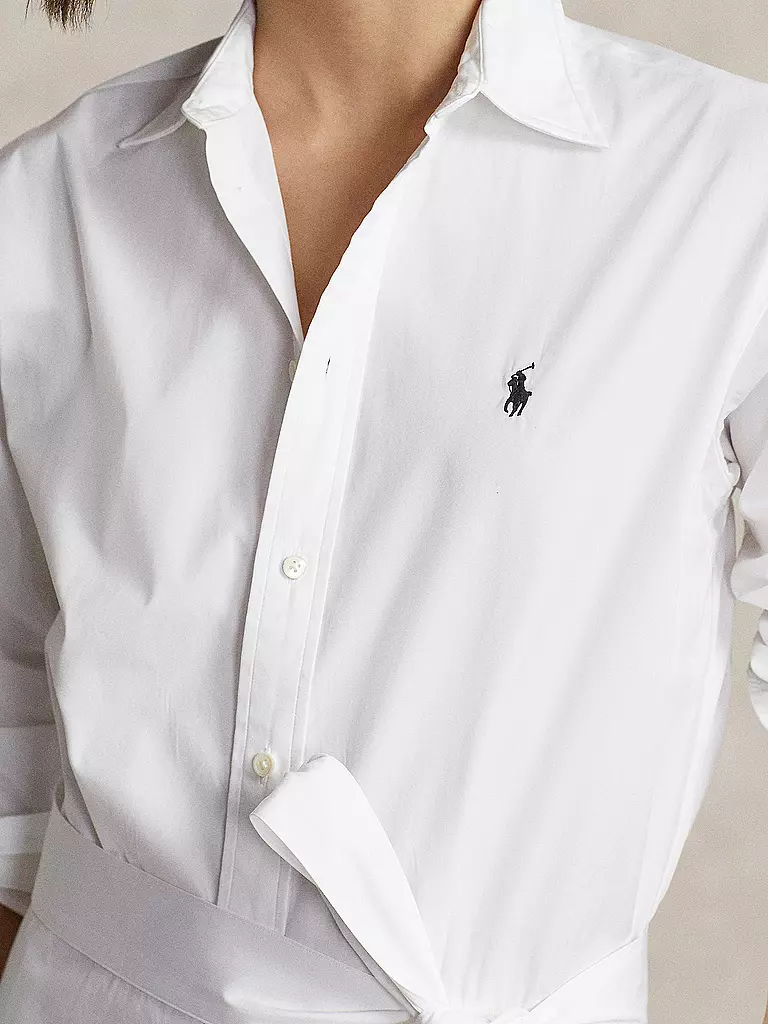 POLO RALPH LAUREN | Blusenkleid | weiss