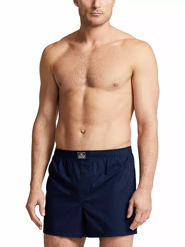 POLO RALPH LAUREN | Boxershorts 3er Pkg blau bedr | blau