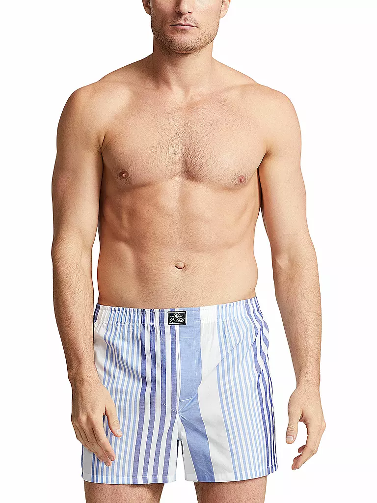 POLO RALPH LAUREN | Boxershorts 3er Pkg blau bedr | blau