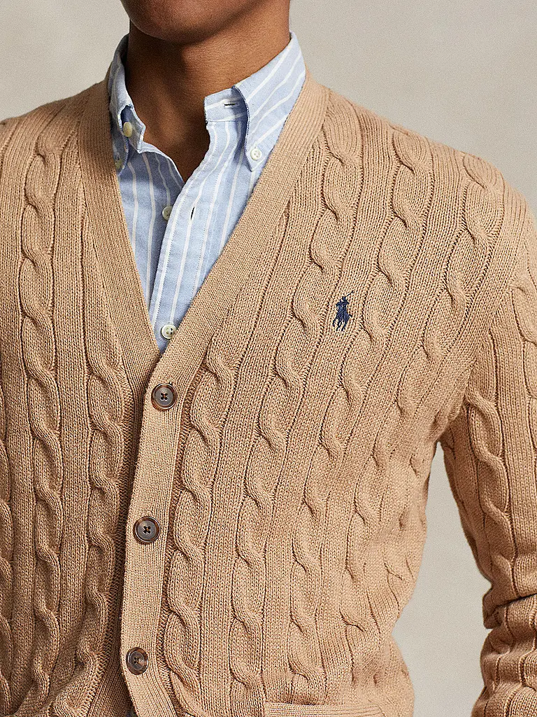 POLO RALPH LAUREN | Cardigan | Camel
