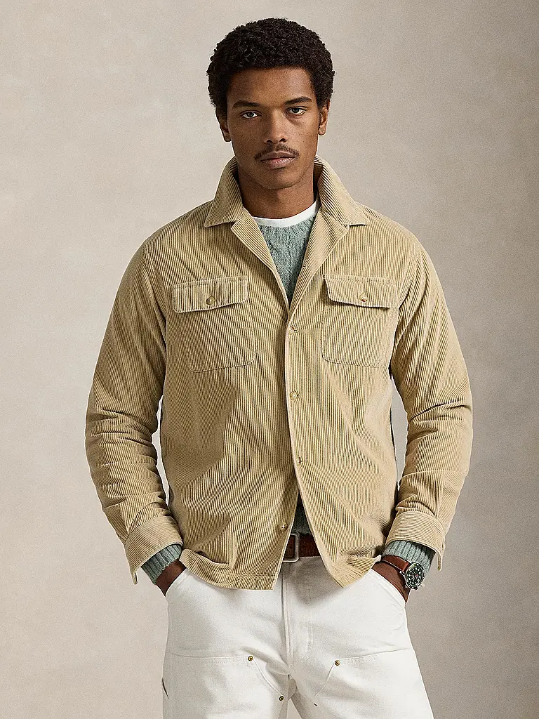 POLO RALPH LAUREN | Cord Overshirt  | Beige