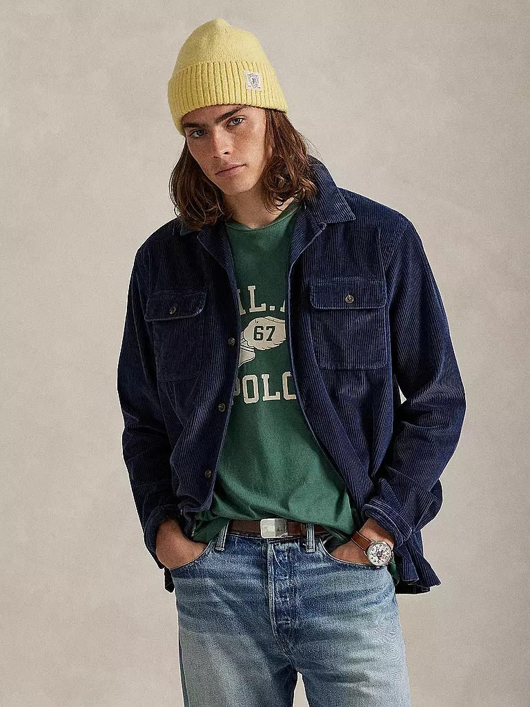 POLO RALPH LAUREN | Cord Overshirt | dunkelblau