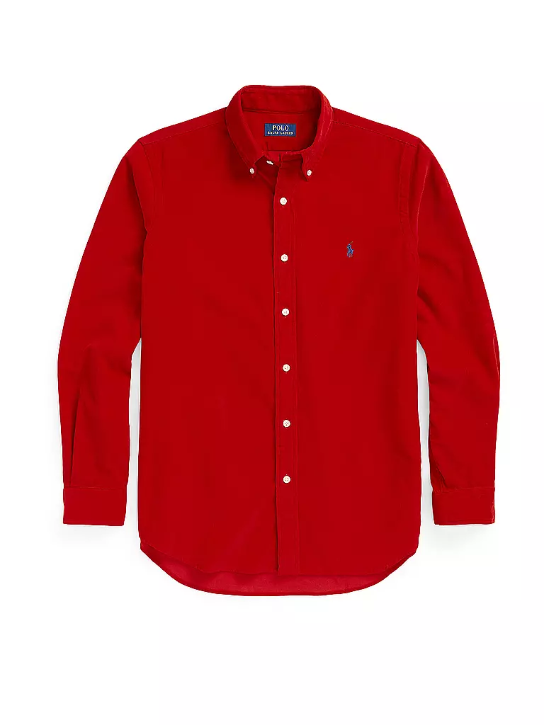 POLO RALPH LAUREN | Cordhemd Slim Fit | rot