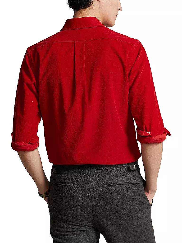 POLO RALPH LAUREN | Cordhemd Slim Fit | rot