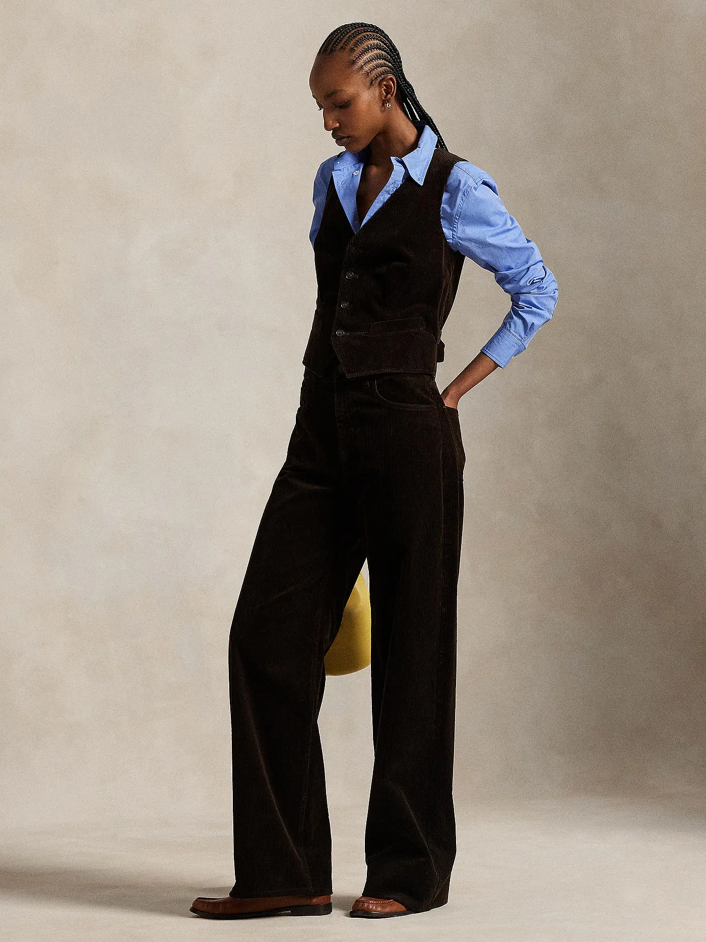 POLO RALPH LAUREN | Cordhose Flared Fit | dunkelblau