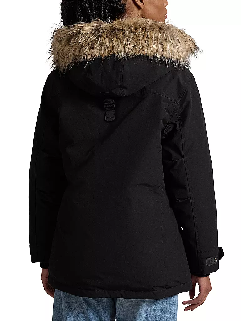 POLO RALPH LAUREN | Daunenparka TRIM DOWN | schwarz
