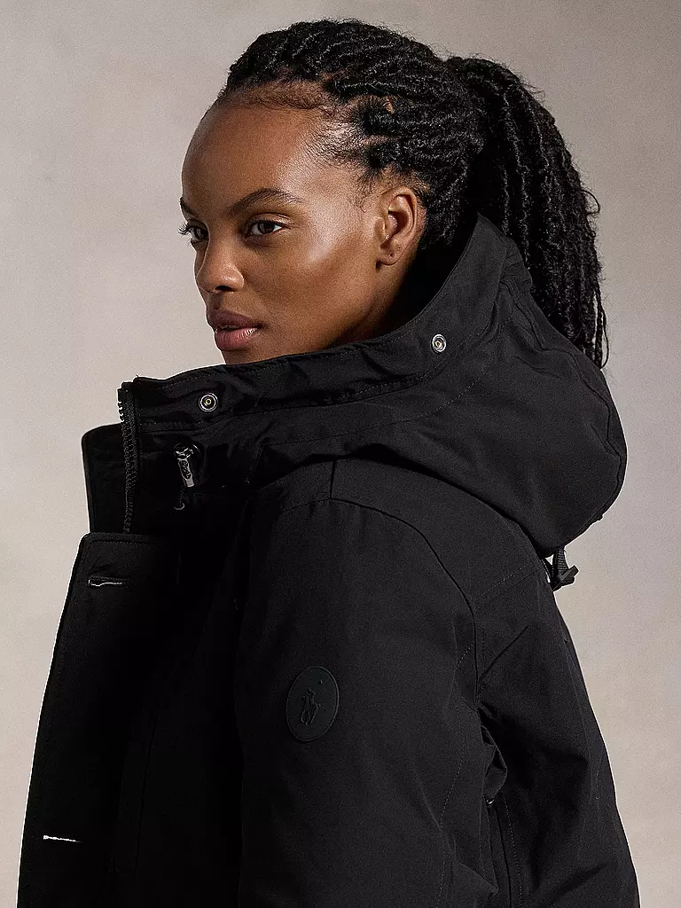 POLO RALPH LAUREN | Daunenparka TRIM DOWN | schwarz