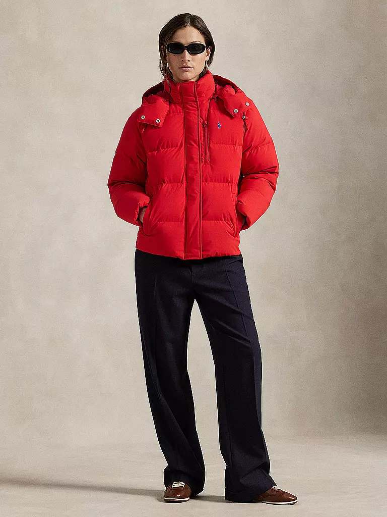POLO RALPH LAUREN | Daunensteppjacke | rot