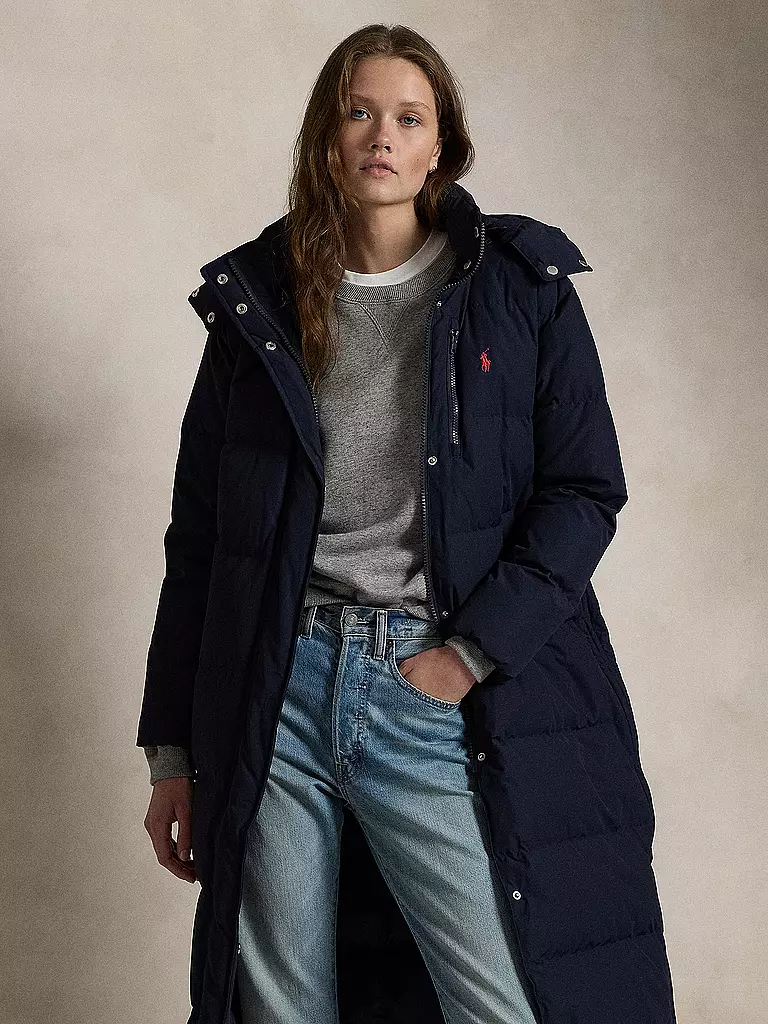 POLO RALPH LAUREN | Daunensteppmantel | dunkelblau