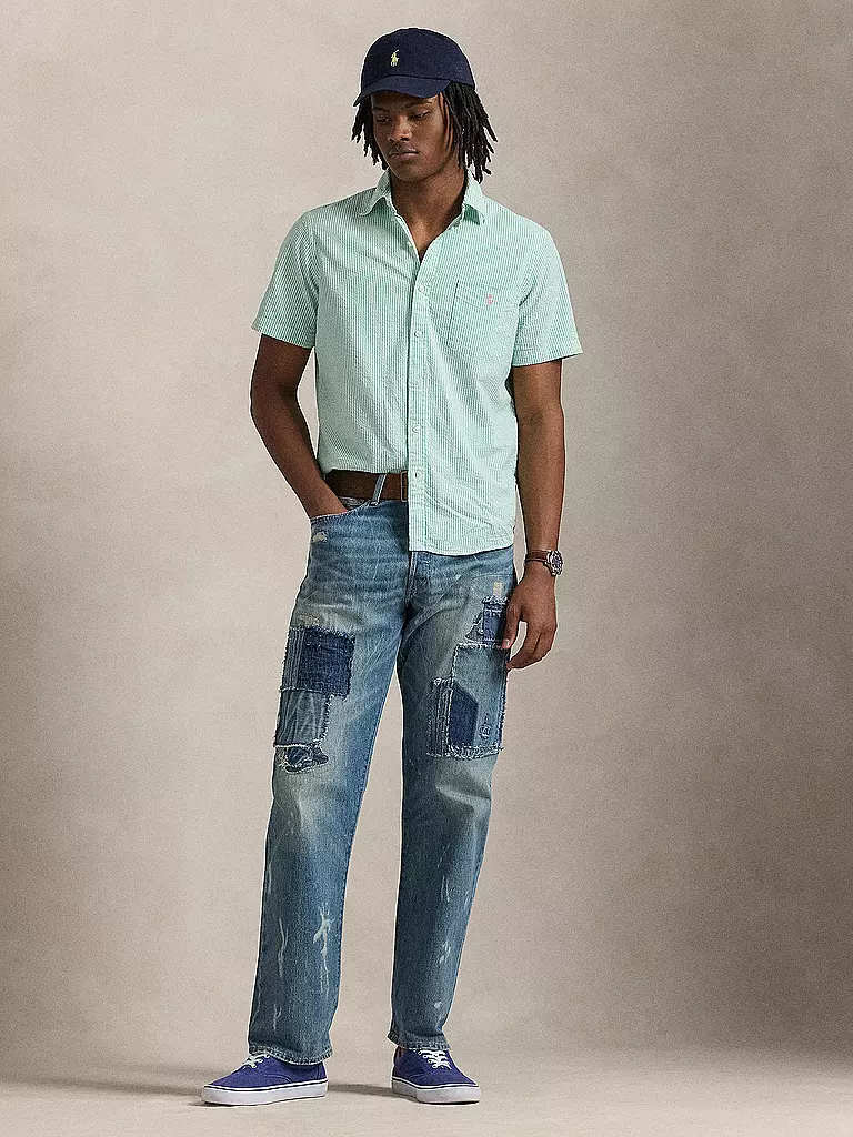 POLO RALPH LAUREN | Hemd Custom Fit | hellgrün