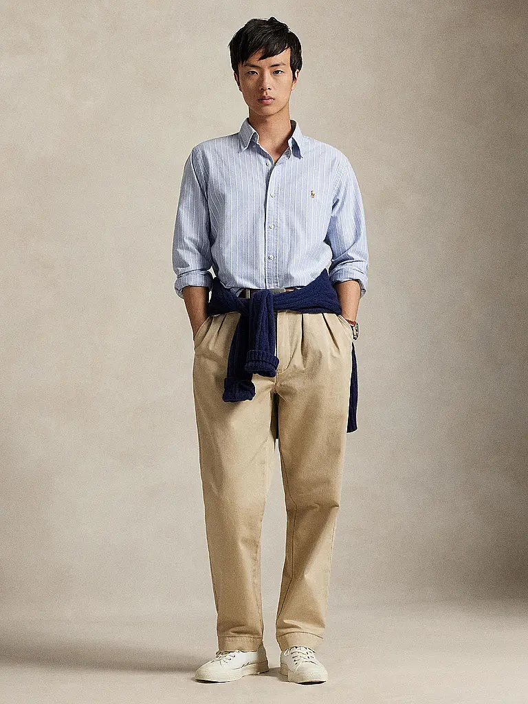 POLO RALPH LAUREN | Hemd Custom Fit | Blau