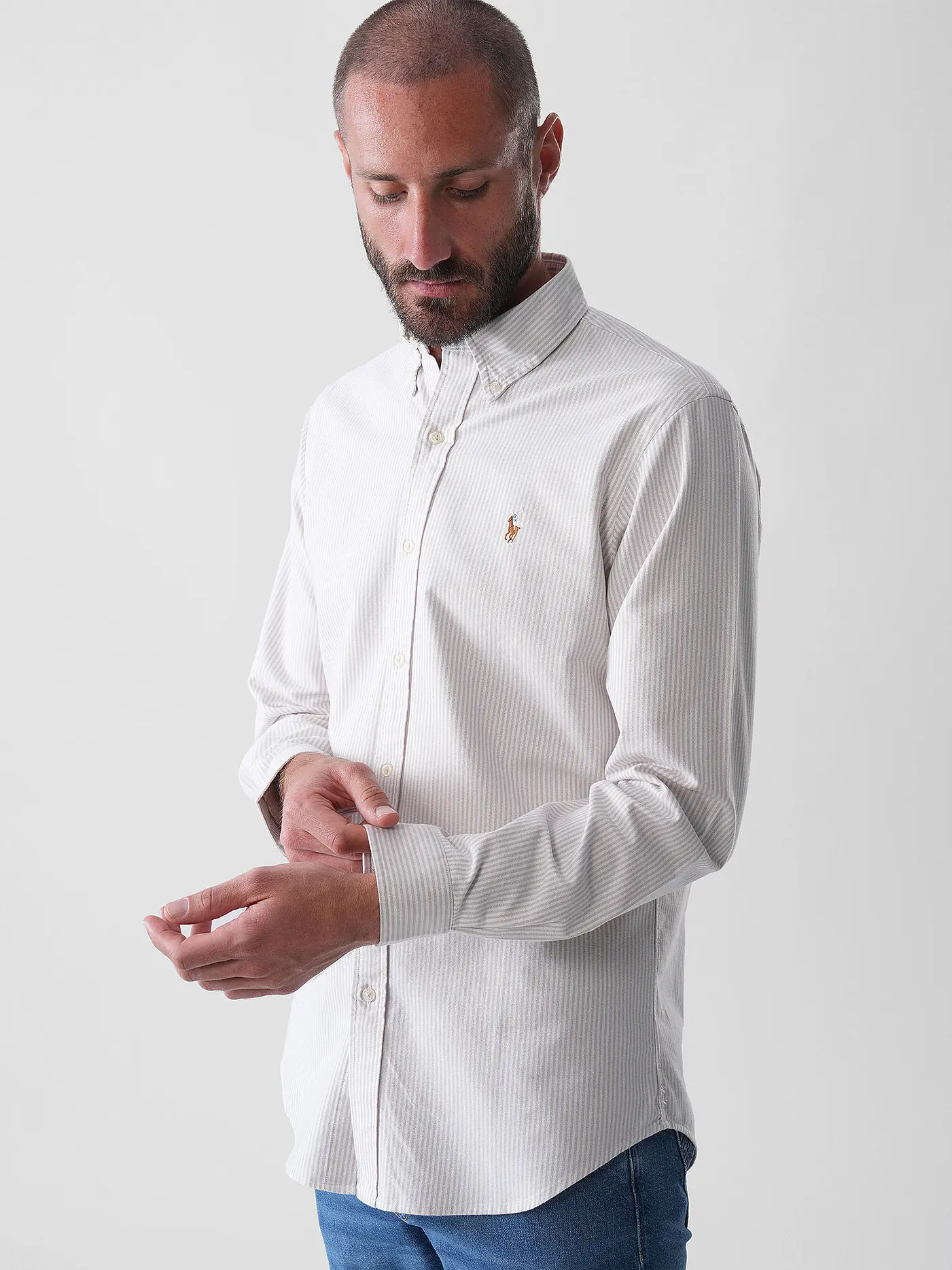 POLO RALPH LAUREN | Hemd Custom Fit | beige