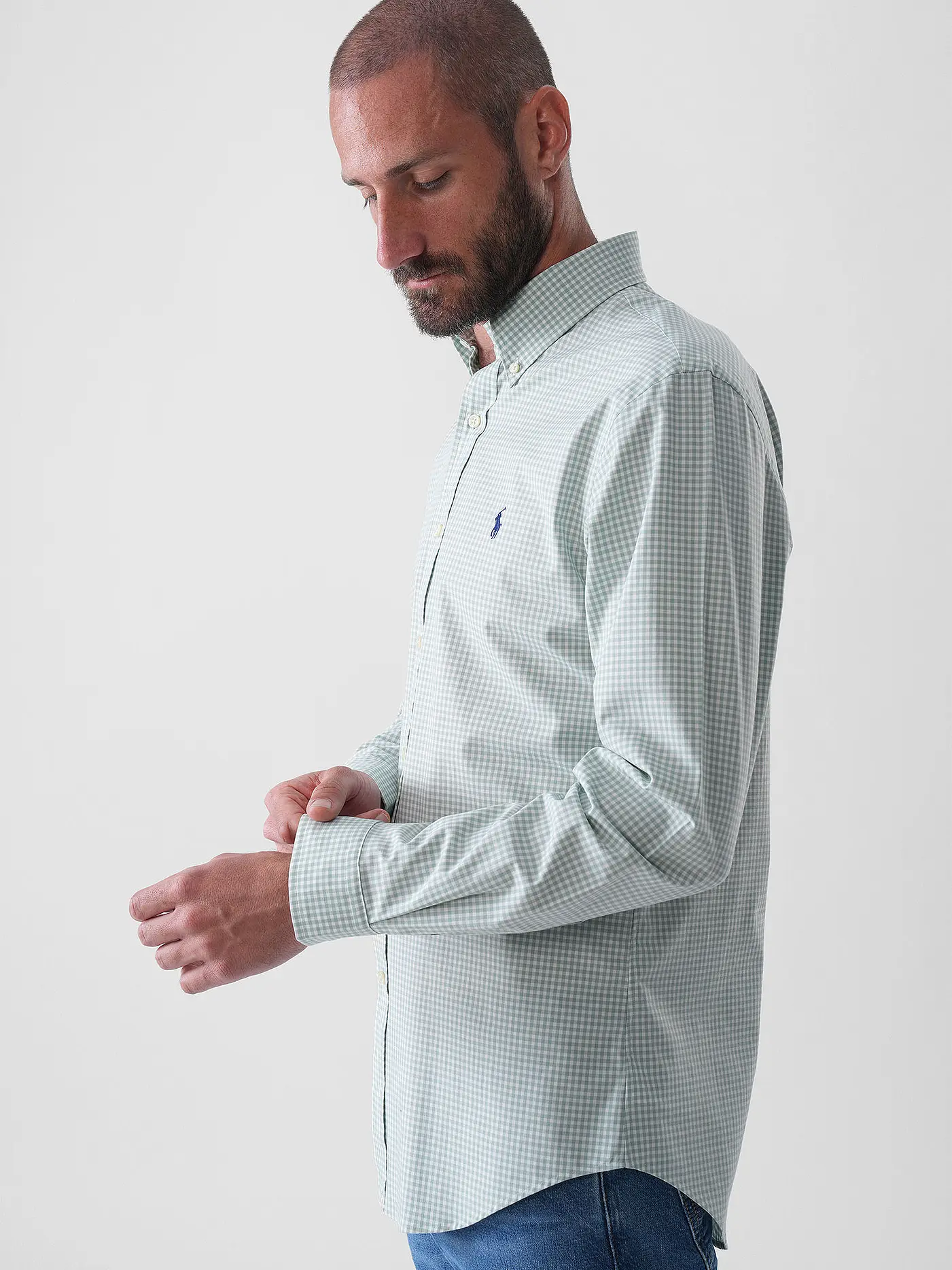 POLO RALPH LAUREN | Hemd Custom Fit | hellgrün