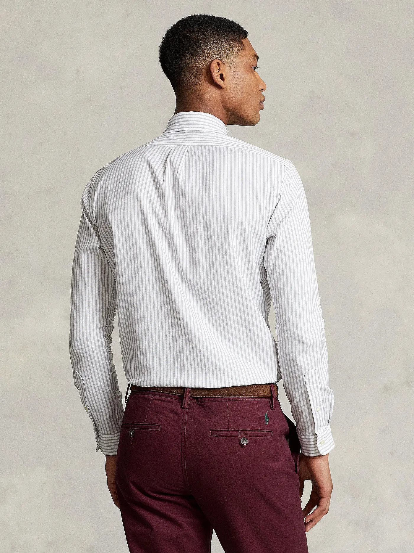 POLO RALPH LAUREN | Hemd Custom Fit | hellgrau