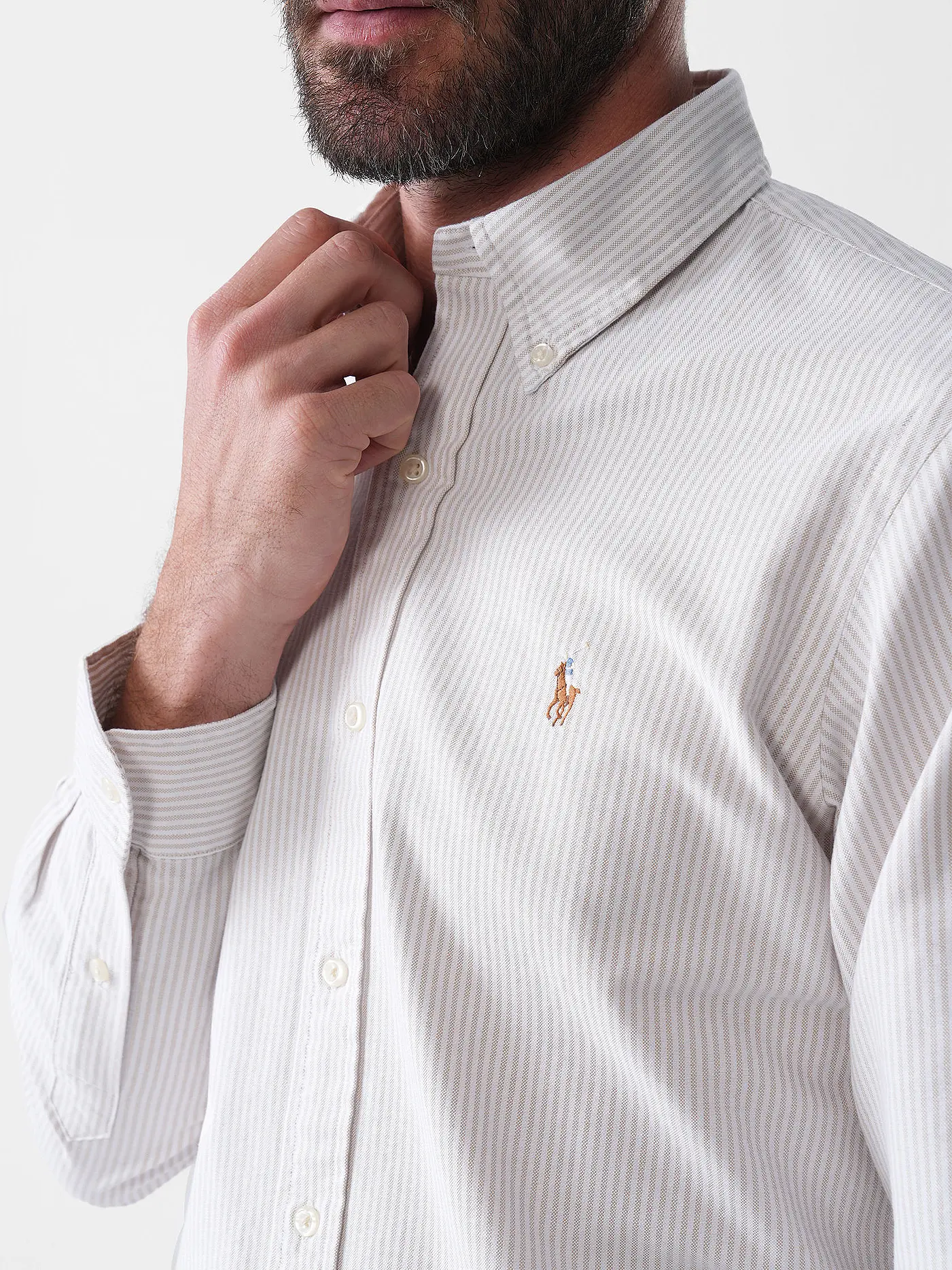 POLO RALPH LAUREN | Hemd Custom Fit | beige