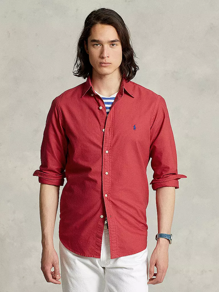 POLO RALPH LAUREN | Hemd Custom Fit | rot