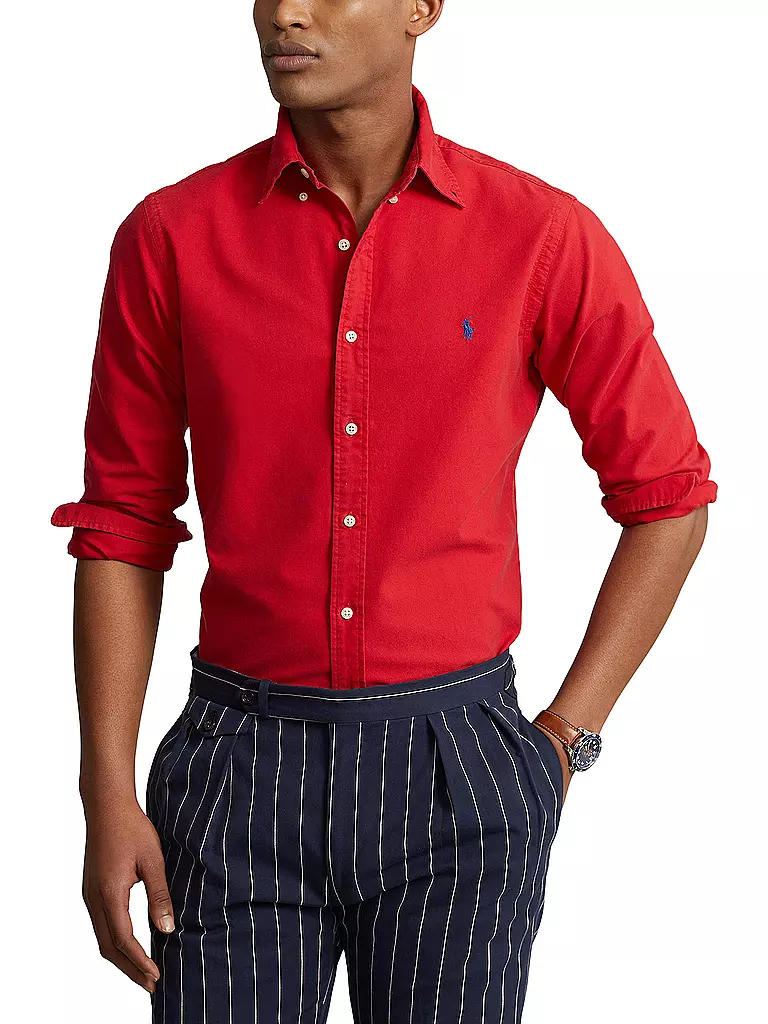 POLO RALPH LAUREN | Hemd Custom Fit | rot