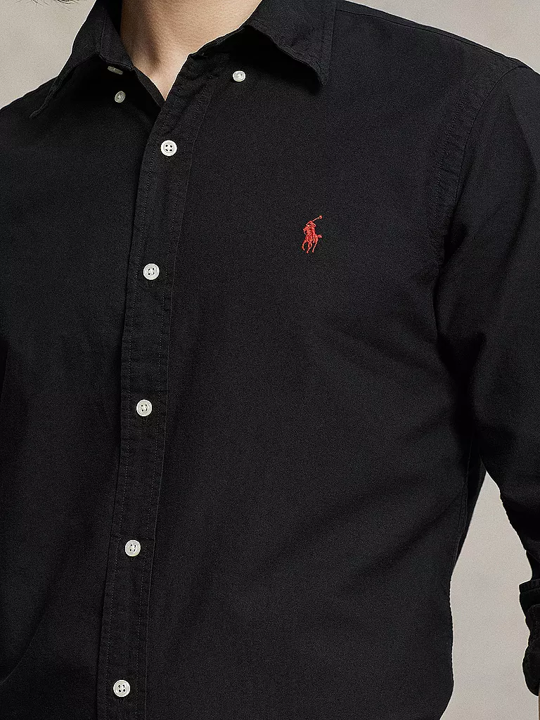 POLO RALPH LAUREN | Hemd Custom Fit | schwarz