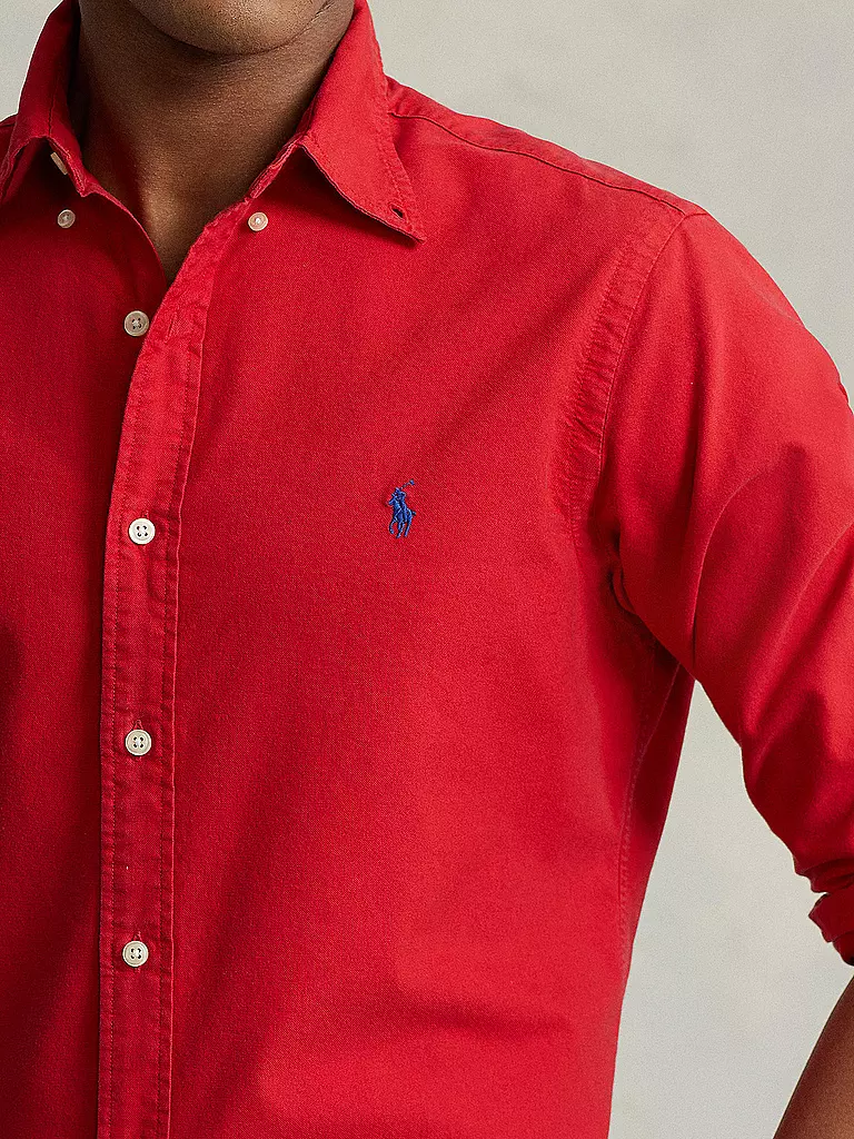 POLO RALPH LAUREN | Hemd Custom Fit | rot