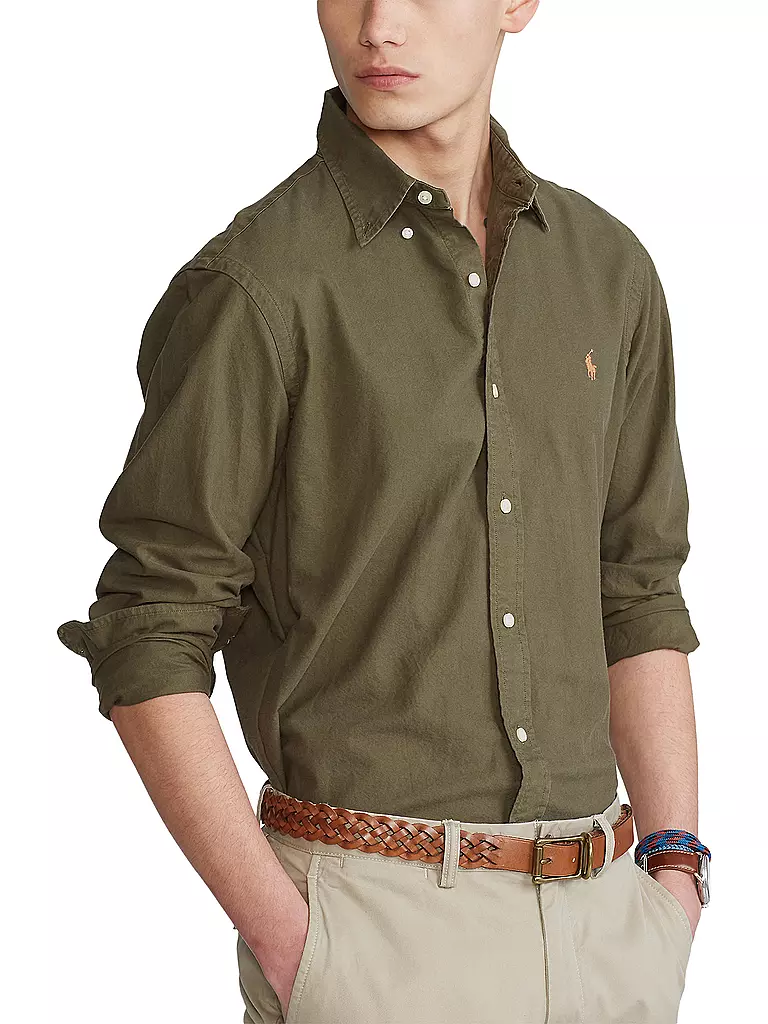 POLO RALPH LAUREN | Hemd Slim Fit | olive