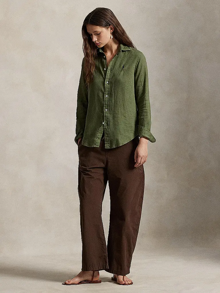 POLO RALPH LAUREN | Hemdbluse  | Olive