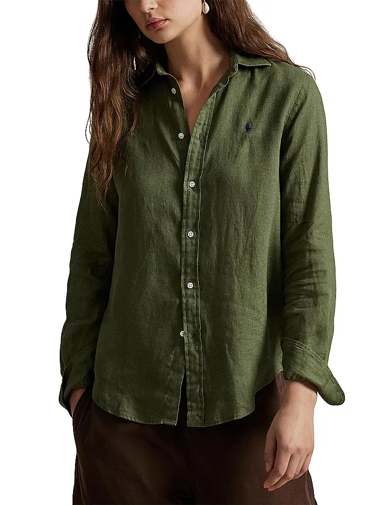 POLO RALPH LAUREN | Hemdbluse  | Olive