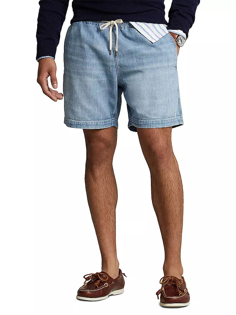 POLO RALPH LAUREN | Jeansshorts | hellblau