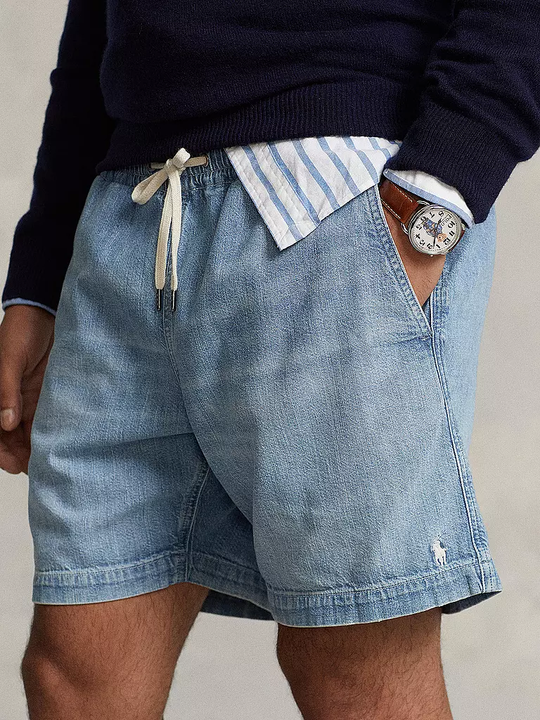 POLO RALPH LAUREN | Jeansshorts | hellblau