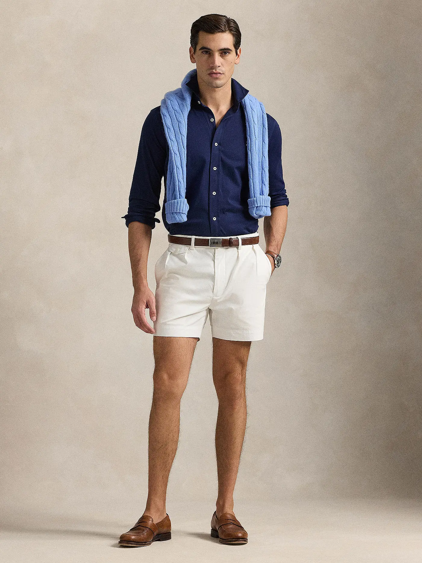 POLO RALPH LAUREN | Jerseyhemd Slim Fit | dunkelblau